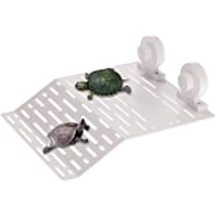 Mein HERZ Tortuga Plataforma- Lsla Flotante para Tortuga o Reptil con Ventosas para Acuario o Tanque- Plástico Tortuga…
